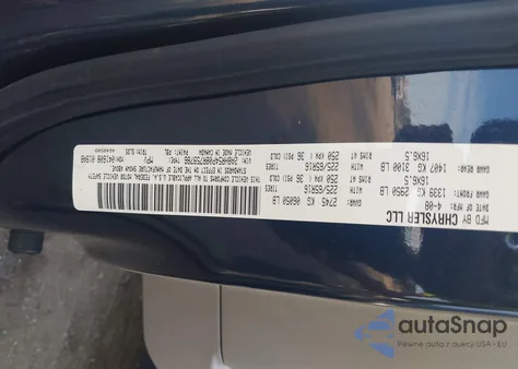 2008 Chrysler Town & Country Touring z USA, uszkodzony, nr VIN 2A8HR54P08R759786